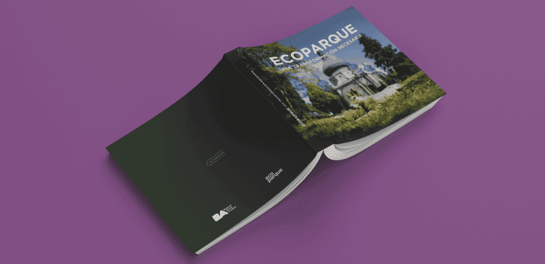 Diseño editorial del libro “Ecoparque: Una transformación necesaria”